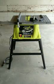 Ryobi 15 Amp 10 Table Saw Model Rts10g With Steel Stand Ebay Portable Table Saw Craftsman Table Saw Table Saw