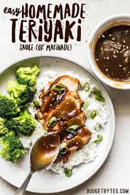 Easy Homemade Teriyaki Sauce Or Marinade Budget Bytes Recipe Teriyaki Sauce Homemade Teriyaki Sauce Teriyaki Sauce Recipe