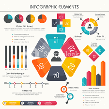 Colorful Business Infographic Elements Set Including
