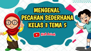 Check spelling or type a new query. Mengenal Pecahan Sederhana Kelas 3 Tema 5 Youtube