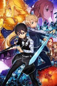 The series takes place in the near future and focuses on protagonist kazuto kirito kirigaya and asuna yuuki as they play through various virtual reality mmorpg worlds. Sword Art Online Alicization Anime Poster My Hot Posters