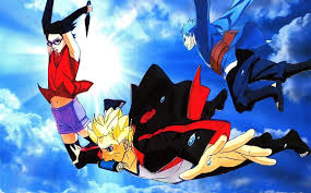  Naruto Gaiden Wallpaper Special New Team 7 Free Falling From Kishimoto S Designs In C Boruto Sarada Mitsuki Wallpaper Mitsuki Wallpaper Sarada And Mitsuki