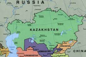 Gemessen an der fläche ist kasachstan der neuntgrösste staat der erde. Almaty Kasachstan Landkarte Karte Von Almaty Kasachstan Zentralasien Asien