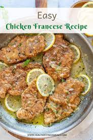 Chicken Francese Recipe Recipe Chicken Francese Recipe Healthy Fitness Meals Recipes
