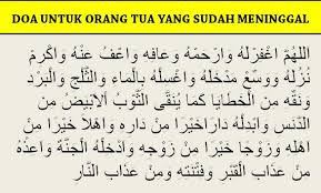 Grant my parents forgiveness rabbigh fir li wali walidayya o allah! Doa Orang Meninggal Arab