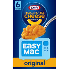 A good source of protein and calcium, kraft macaroni & cheese is a satisfying meal that will leave your belly full and your taste buds happy. Kraft Easy Mac Original Macaroni Cheese Microwavable Dinner 6 Ct Packets Walmart Com Walmart Com