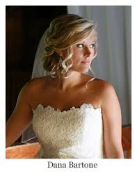 Romantic Bridal Hair Low Updo Curls With Veil Hairstyle By Dana Bartone Veil Hairstyles Strapless Dress Hairstyles Bride Hairstyles