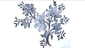 Our designs are made by professionals using the. Drawing Embroidery Flower Design Technique On Paper Jana Art