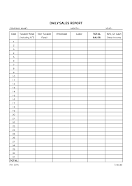 Excel spreadsheet for daily revenue. Simple Daily Sales Report Templates At Allbusinesstemplates Com