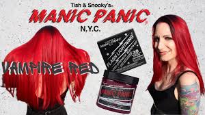 99 ($3.50/fl oz) free shipping on orders over $25 shipped by amazon. Manic Panic Vampire Red On Bleached And Unbleached Hair Shadow Roots Youtube