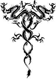 Double dragon tattoo is located in reading, pa. Twin Dragons By Secondtimearound On Deviantart Tribal Dragon Tattoos Tribal Dragon Tattoo Small Dragon Tattoos