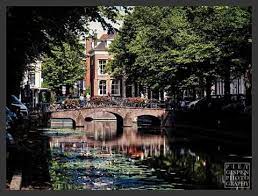 het smidswater en de nieuwe uitleg foto piet gispen den haag stad foto
