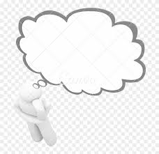 The person thinking question mark illustration has been downloaded times. Thought Cloud Thinker Blank Copy Space Thinking Person Thought Bubble Question Mark Free Transparent Png Clipart Images Download