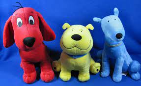 Kohls Cares Lot Of 3 Plush Clifford The Big Red Dog T Bone Mac Stuffed Toys Red Dog Toys Dinosaur Stuffed Animal