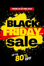 Black Friday Sale Discount Promotion Template Black Friday Black Friday Flyer Sales Template