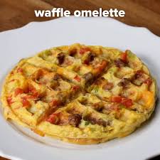 Waffle Omelette Recipe By Tasty Recipe Waffle Maker Recipes Easy Egg Recipes Omelette Recipe