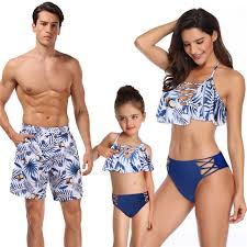 Search for bathing suits that are great for you! Family Matching Swimwear Floral Printed Matching Swimsuit Mom Daughter Dad And Son Swimming Trunks Family Look Matching Family Outfits Aliexpress