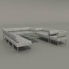 Sofa18 3ds Zip 3d Model Ad Ds Model Zip Outdoor Sectional Sofa Coffee Table 3d Model