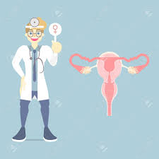 Empty buildings stand along a bank in muara baru, north jakarta, indonesia. Doctor Holding Woman Sign With Female Reproductive System Internal Royalty Free Cliparts Vectors And Stock Illustration Image 127122312
