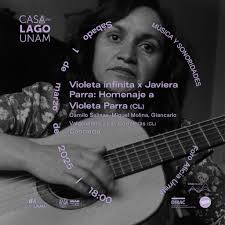 Violeta infinita x Javiera Parra será un emotivo homenaje que incorporará  nuevas voces y talentos para reflejar la vigencia de Violeta Parra en las  nuevas generaciones. ¡No te pierdas este concierto gratuito!