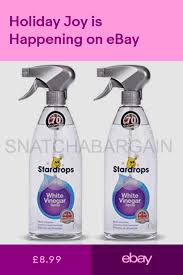 2 X Stardrops White Vinegar Spray 750ml As Used By Mrs Hinch Uses For White Vinegar White Vinegar Stardrops