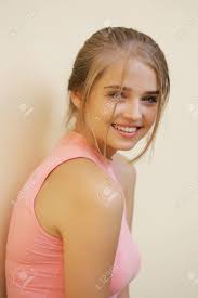 Dating site ladadate of ukrainian and russian brides. Pretty Sexy Cute Young Woman Or Girl With Blonde Hair In Pink Stock Photo Picture And Royalty Free Image Image 70107670