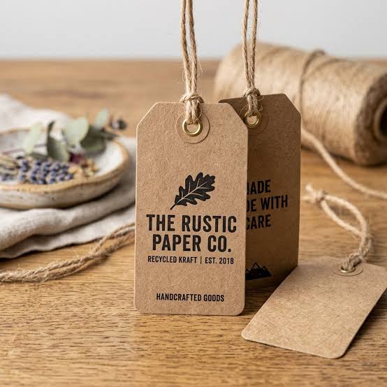 Kraft Paper Swing Tags UK | Eco-Friendly Brown Swing Tickets