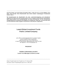 Geeignet für geschäftsführer, die geschäftsanteile an der gmbh oder ug (haftungsbeschränkt) besitzen. Https Www Lazardassetmanagement Com Docs M0 122182 Salesprospectuslazardglobalinvestmentfunds En Pdf