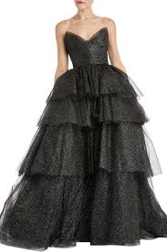 Glitter Tiered Ball Gown Ball Gowns Gowns Black Ball Gown