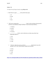 Video ini memaparkan tip dan peringatan penting untuk menjawab soalan penulisanbahasa melayu bahagian c iaitu menulis. Soalan Bahasa Melayu Tahun 4 Kssr Kertas 1