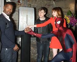 Emma Stone Wows In Yet Another Show Stopping Outfit As She Continues On Spiderman Tour Celebrity News Showbiz Tv Express Co Uk
