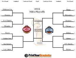 The 2019 nba playoffs are back monday with a pair of exciting matchups. Printable Nba Playoff Bracket 2013 Nba Playoff Matchups Nba Playoffs Nba Playoff Bracket Utah Nba