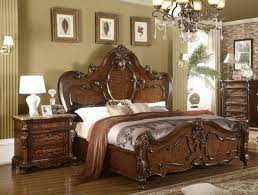 Select same day delivery or drive up for easy contactless traditional bedroom & bedding collection with wood & neutral tones. Buy Mcferran B7189 King Panel Bedroom Set 5 Pcs In Cherry Oak Wood Solid Hardwood Online