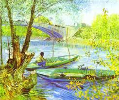 Vincent van Gogh Fishing in Spring painting | framed paintings for sale