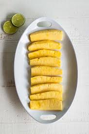 On a summer's day the taste and flavor of sweet warm pineapple is a real treat for most of us. Sweet And Spicy Grilled Pineapple With Cinnamon Whole30 Sunkissed Kitchen