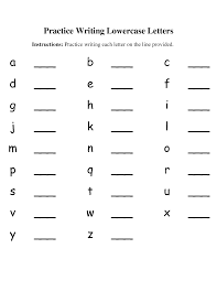 Lowercase Letters Worksheet Letter Writing Practice Alphabet Worksheets Preschool Alphabet Writing Practice