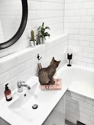 Scandinavian Style Bathroom White Metro Tiles Bathroom Styling White Tiles Window Design