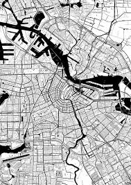 Amsterdam Toner Poster Poster By Traut1 Amsterdam Map Map Design Map Quilt