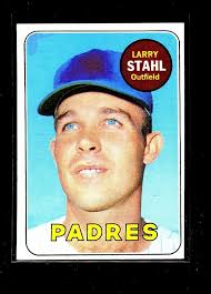1969 TOPPS #271 LARRY STAHL PADRES NRMINT+ E08129