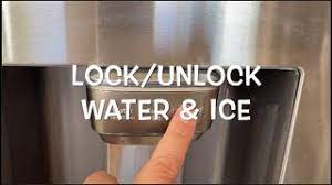 This feature locks control panels that are located inside the refrigerator or on the top of a door. Samsung Fridge How To Lock Unlock The Water And Ice Dispenser Control Panel Youtube