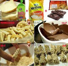 Perkongsian kali ini adalah daripada puan huda tarmizi yang sudi berkongsi resepi biskut jejari coklat yang 'super simple' ini menerusi post fb beliau. Resepi Biskut Jejari Roti Coklat Easy Baking Recipes Food Cooking
