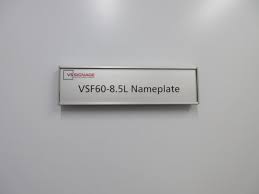 Office name plate box frames for walls or doors. Vsf60 8 5l Name Plates Flat Vs Signage System
