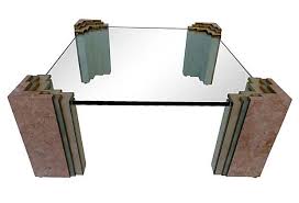 150+ healthy recipes for your blood type diet by dr. Maitland Smith Style Tessellated Stone Brass Coffee Table Modernism