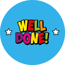 Customised Holographic Well Done Stickers | 35mm | x 72