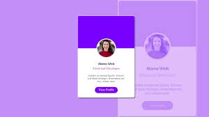 24 free product card css code for online shopping ui. Profile Card Design Html Css Youtube