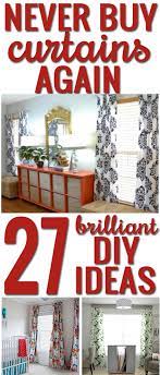 An easy way to make cafe curtains for your kitchen is to cut down a pair of long drapes you already own. How To Make Your Own Curtains 27 Brilliant Diy Ideas And Tutorials