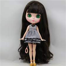 Check spelling or type a new query. Blyth 30cm Nude Doll Black Long Wavy Hair With Bangs Joint Body Natural Skin 1 6 Icy Bjd Suitable For Diy No 300bl950 Doll Wig Doll Brandhair Stylist Aliexpress