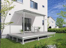 三協アルミのウッドデッキ ガーデンフロア ラステラ 通常納まり画像2 ホームウェア 屋外フローリング ウッドデッキ