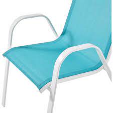 Top 14 best folding lawn chairs in 2020 closeup check. Mainstays Outdoor Patio Sling Mesh Chair Stackable Aqua Walmart Com Walmart Com