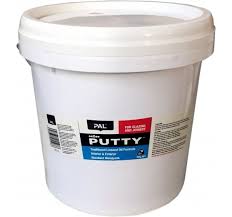 It is a simple blend of raw linseed oil and fine chalk dust mixed together into a doughy consistency. Eezee Woodsash Putty 20kg Glass Tools Accessories Ltd